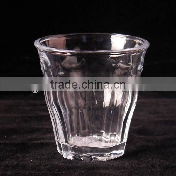 high white cheaper glass whiskey glass cup made in china