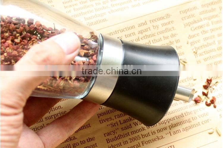 glass salt and pepper mills black pepper grinder