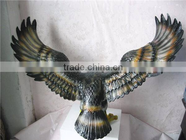 Life size animal statue garden sculpture falcon birds for sale