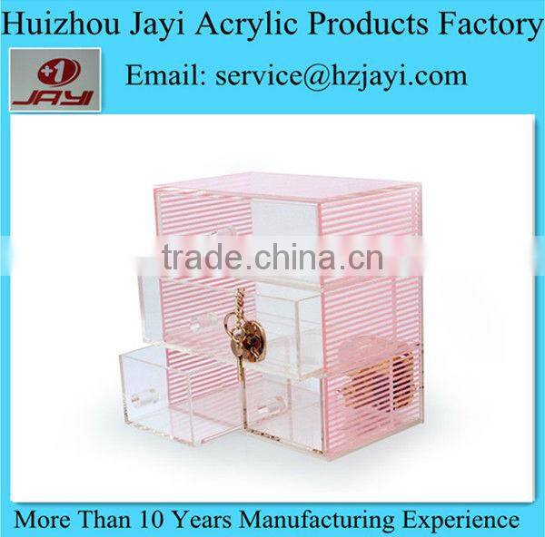 High Transparent Acrylic Jewelry Box with Music Player