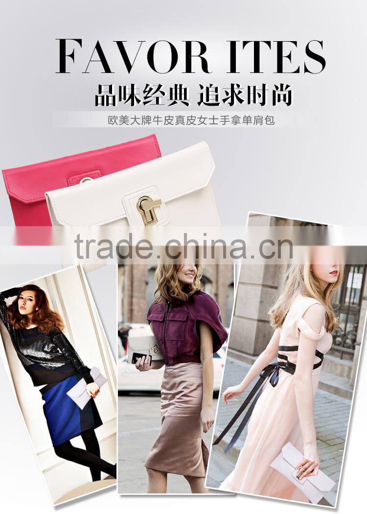 new arrival european style luxury leather handbag