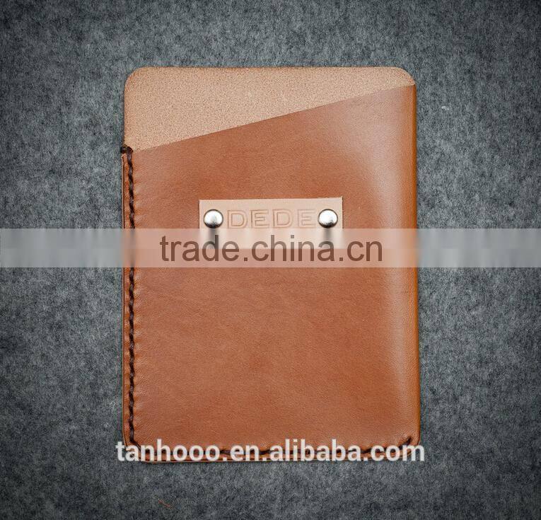 CUSTOMIZED DESIGN CUSTOM PASSPORT HOLDER Leather passport holder with embossed logo