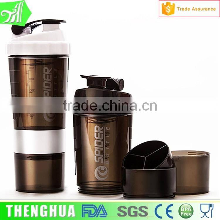 500ml Custom Logo hot and cold water jug shaker bottles for water
