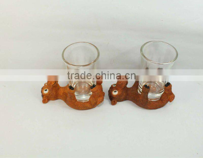 custom tourist souvenir shot glass