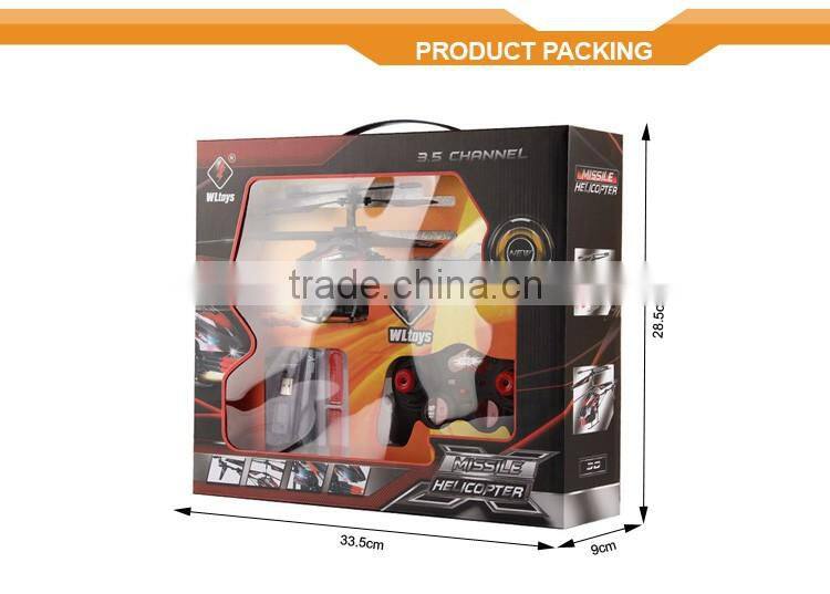 WLtoys Remote Control Airplane 3.5 Channels Aircraft Toys W/ Gyro WL V398 Missile Launcher RC Helicopter Price in India