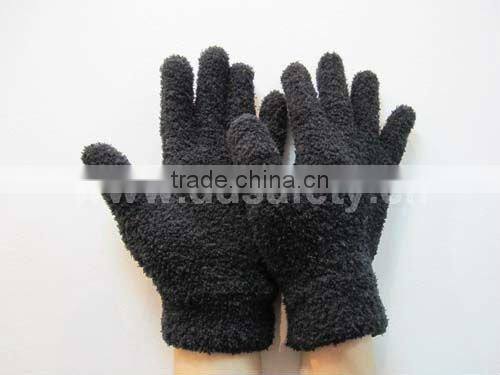 DDSAFETY Black Velvet Glove Daily Glove Winter Glove Safety Working Glove