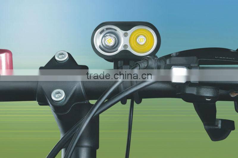 Battery Power Supply and Any Bicycle Frame Position usb bike light