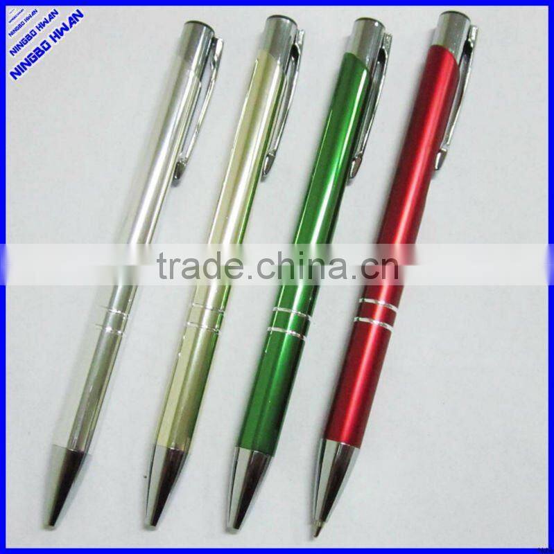 2014 hot selling high quality metal ball pen and pencil set