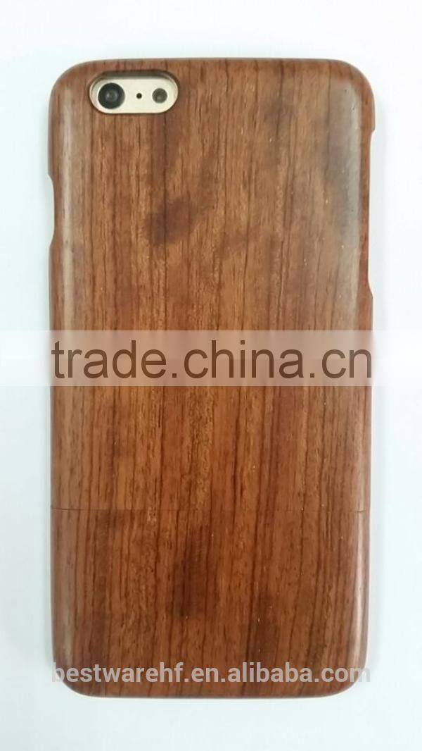 Natual wooden cover for apple iphone 6,for iphone 6 plus wood case, hard PC cover for iphone 6 bamboo
