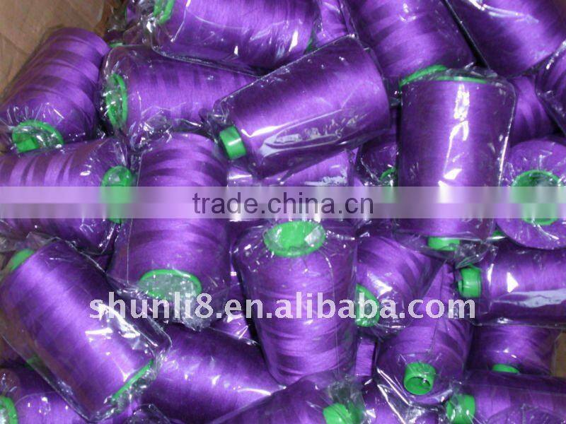 100% spun polyester sewing thread
