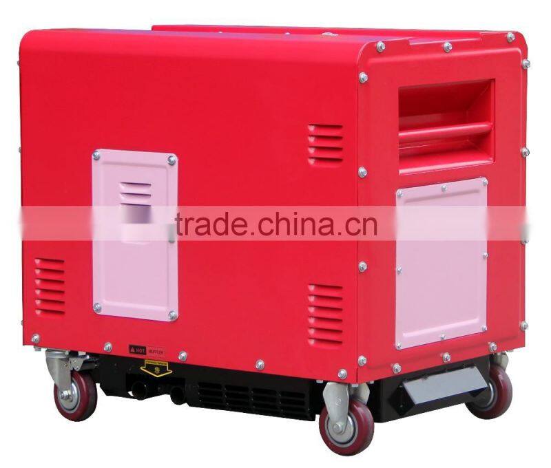 Taizhou 100% copper wire new design single phase sound proof diesel generator
