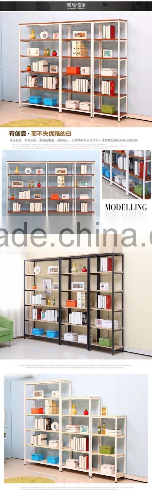 Steel-wood bookshelf