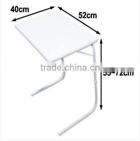 Portable, Multi Purpose, Foldable TV Dinner Table with 6 Height Adjustment & 3 Different Angles