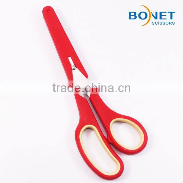 S97015A4 FDA qualified Stainless Steel Herb 3 blade shredder scissors with cap