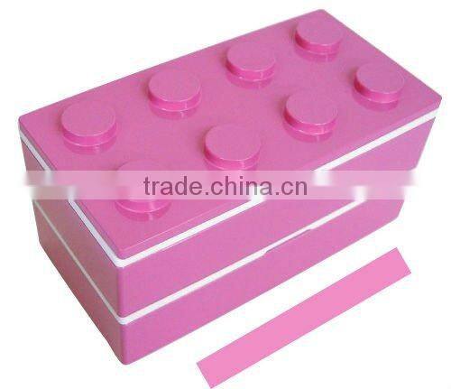 Japanese Food container Children's lunch LEGO type bento