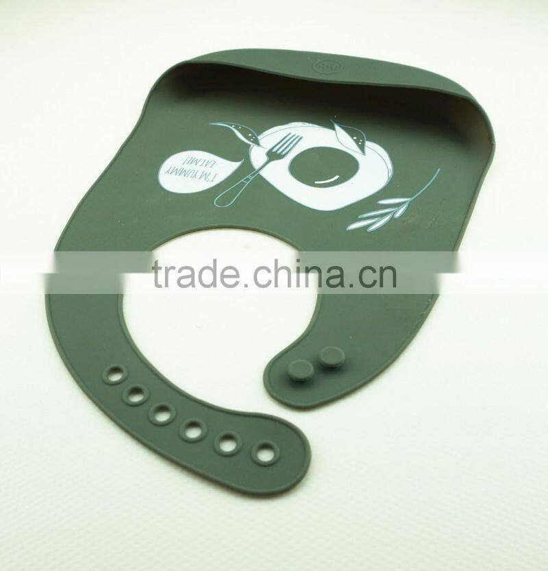 16076 Food Grade Cute Baby Pouchs,Waterproof Promotinal Gift Nice Silicone Baby Bibs,Kids Silicone Bellyband