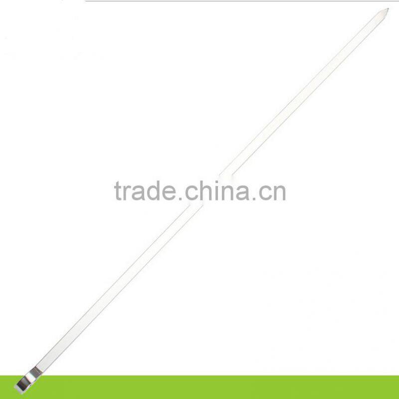 OEM packing round handle stainless steel BBQ skewer set