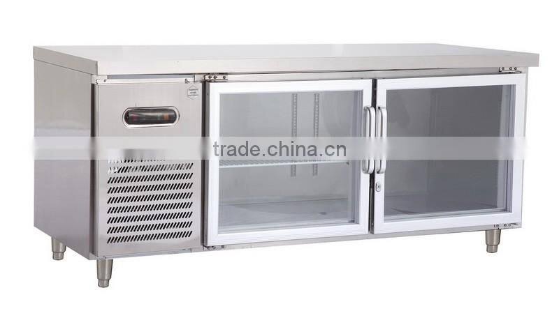 Stainless Steel Freezer Big Capacity Deep Chest Freezer Heavy Duty Fridge Refrigerator Freezer For Sale