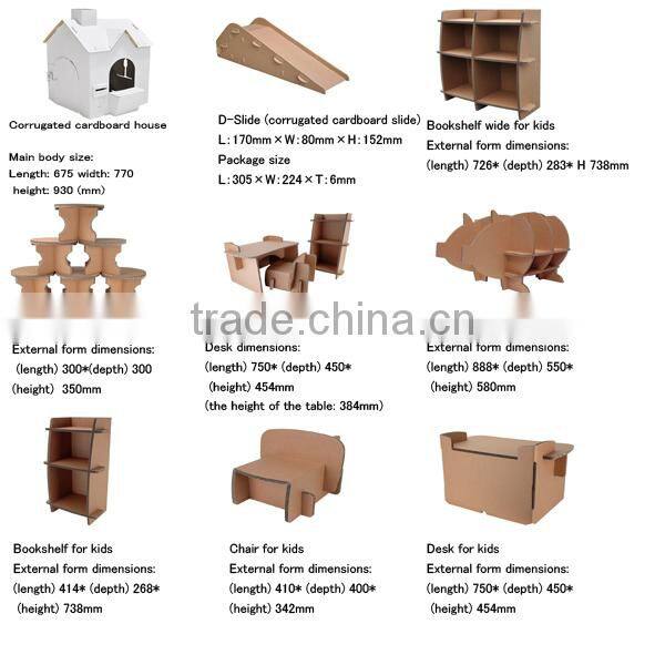 Handcrafted and Unique school furniture hacomo Corrugated cardboard furniture at reasonable prices
