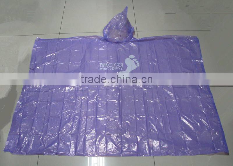 disposable rain wear/rain poncho cheap
