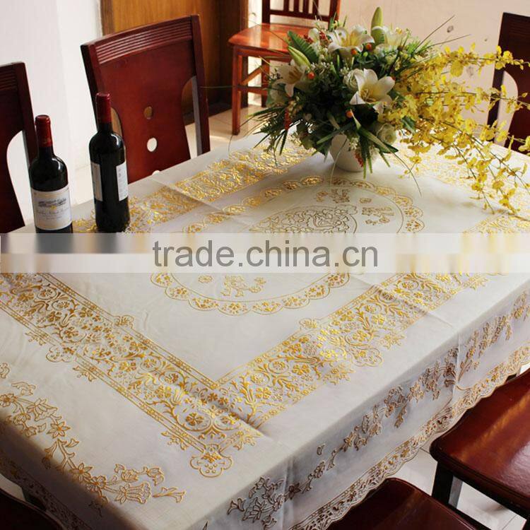 Retro vinyl tablecloth rectangular vinyl spring tablecloths