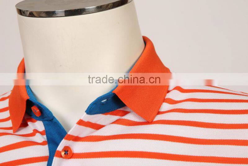 Cotton polo shirt embroidery