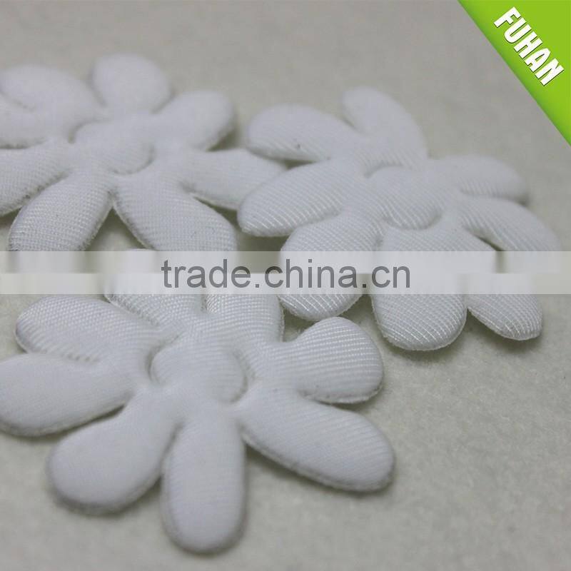 Custom Shape Ultrasonic embossing Fabric Label for Children Clothes