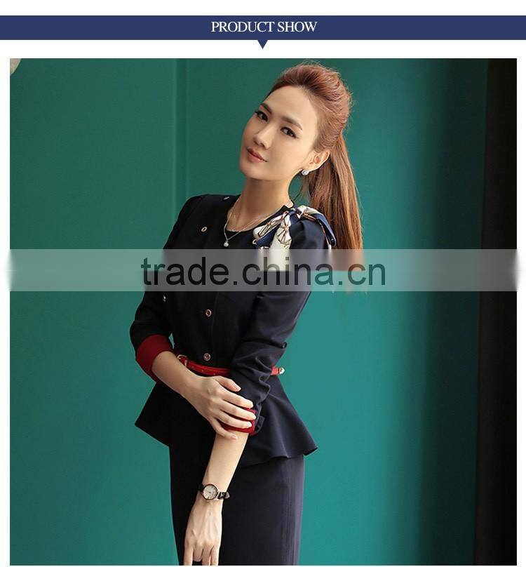 Ladies Traditional Black Colours Airline Polit Uniform