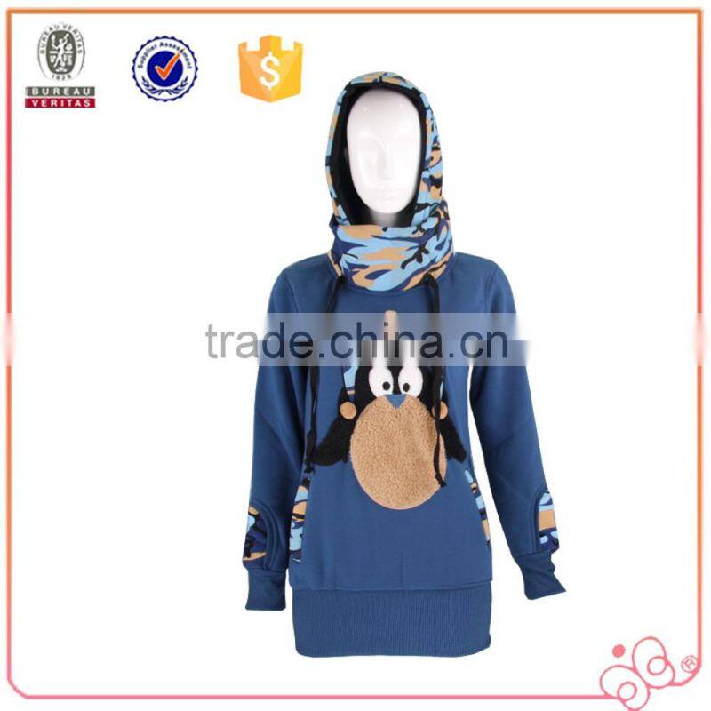 Women stock blushed plush fleece sweater india china