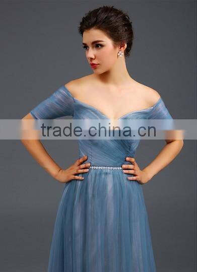 elegant long sleeve long fashion lady dress