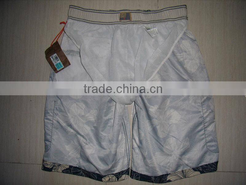 men's cargo pocket swimming shorts printed shorts