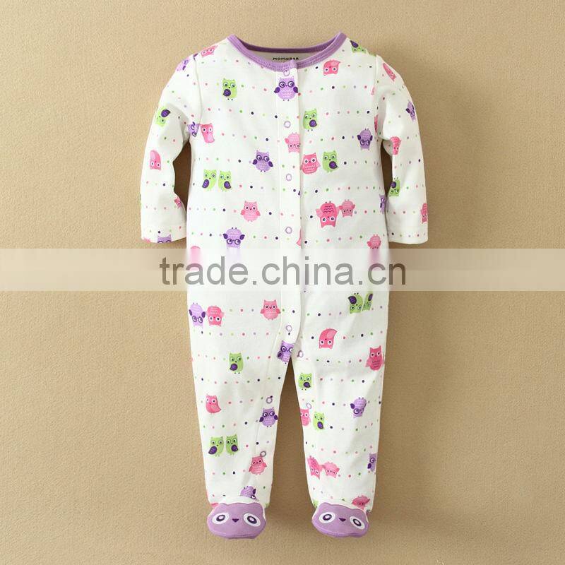 mom and bab 2014 baby clothes 100 cotton baby girl romperjumper
