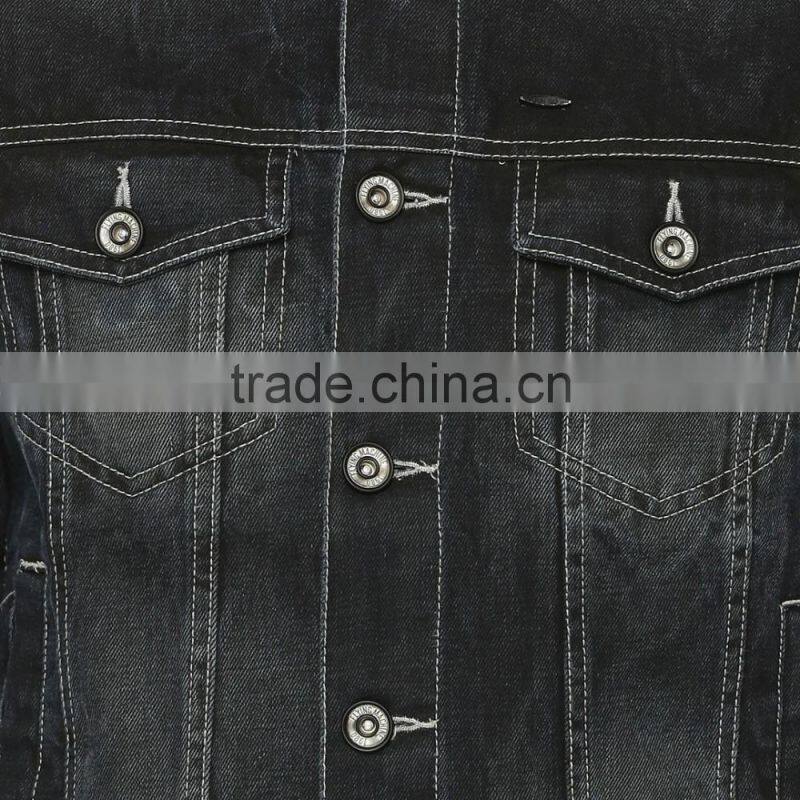 factory price men casual denim custom jacket no minimum
