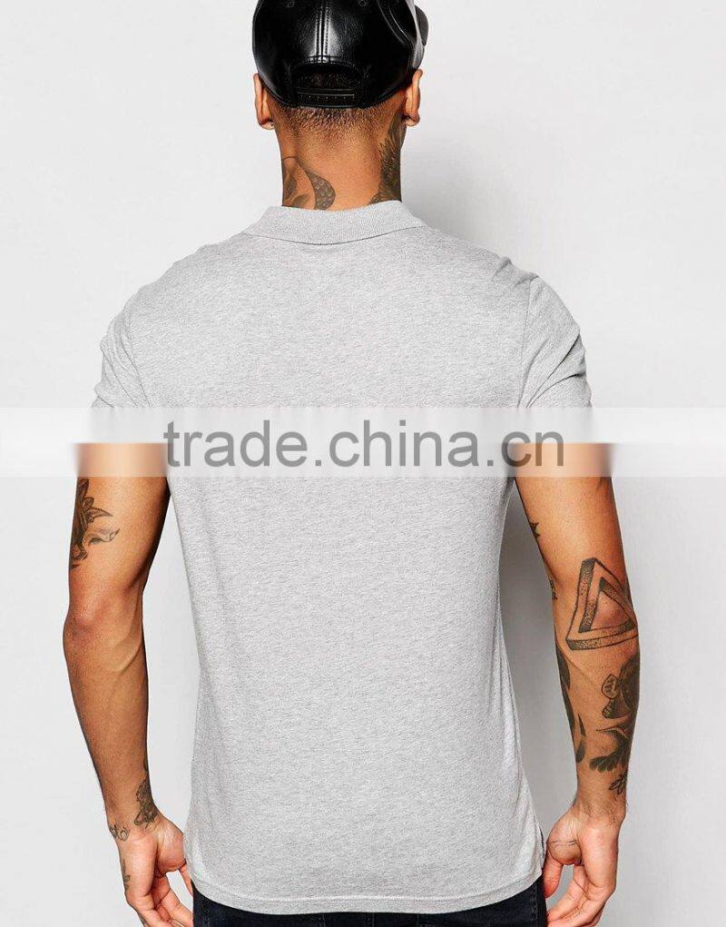 Custom logo t-shirt printed pocket polo t-shirt wholesale PS0113A