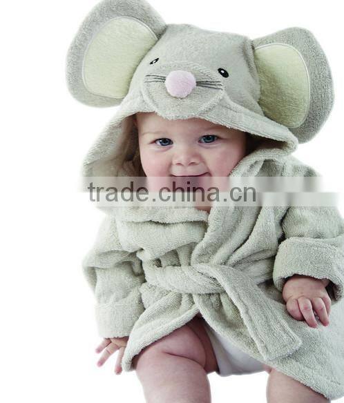 Cuddle snuggle custom cotton terry animal head plush baby blanket with embroidered
