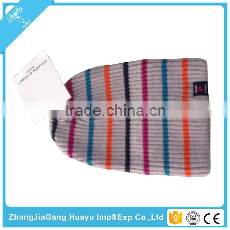 Brand new type knit beanie with ball for decoration