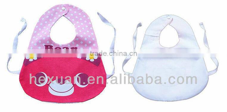 13 designs can choose baby bibs/3 layers baby bibs/superman baby bibs /in stocked or OEM