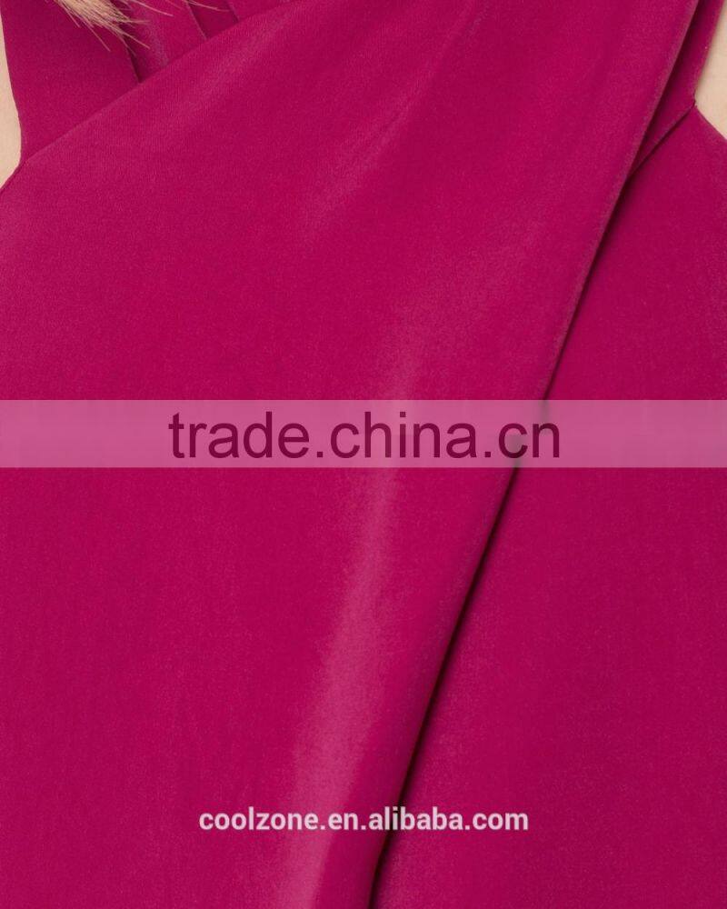 Relaxed fit crossover straps tank dresss with zip fastening on the back