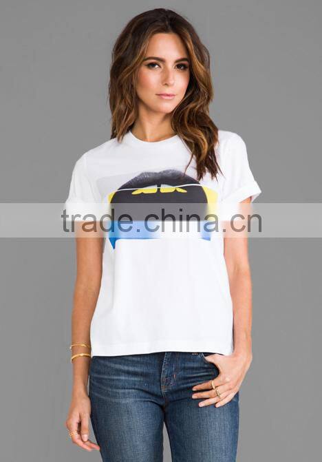 100% cotton round neck t-shirt