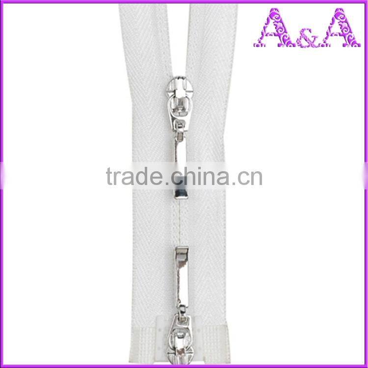 Hot selling long chain nylon zipper with low price