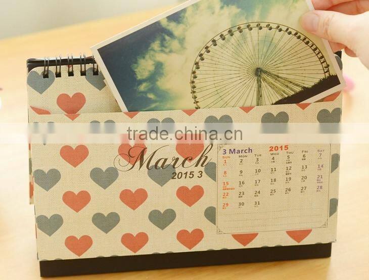 2015 High Quality Reasonable Price Table Calendar