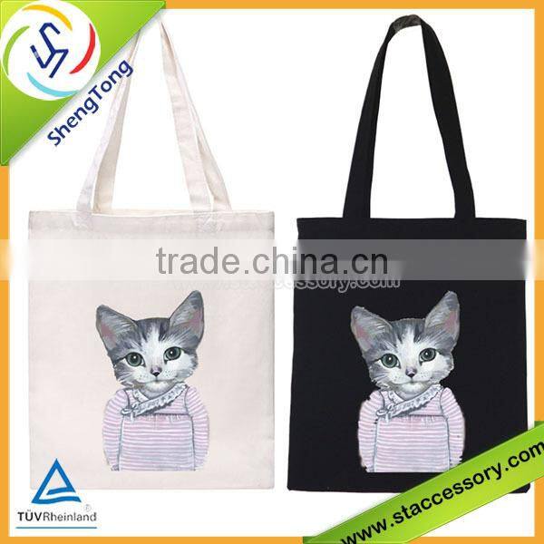 2015 Fashion customized canvas bag wholesale canvas tote bag