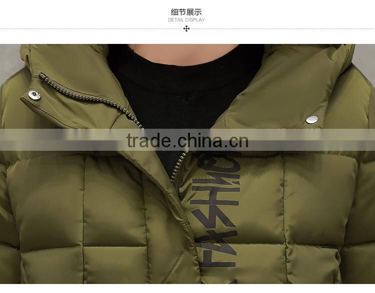 Female 2017 New Women's Winter Jacket Cotton Jacket Slim Parkas Ladies Coats