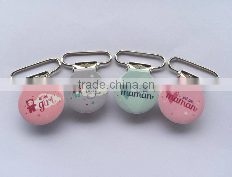 Wholesale Cheap OEM Logo Metal Suspender Clips