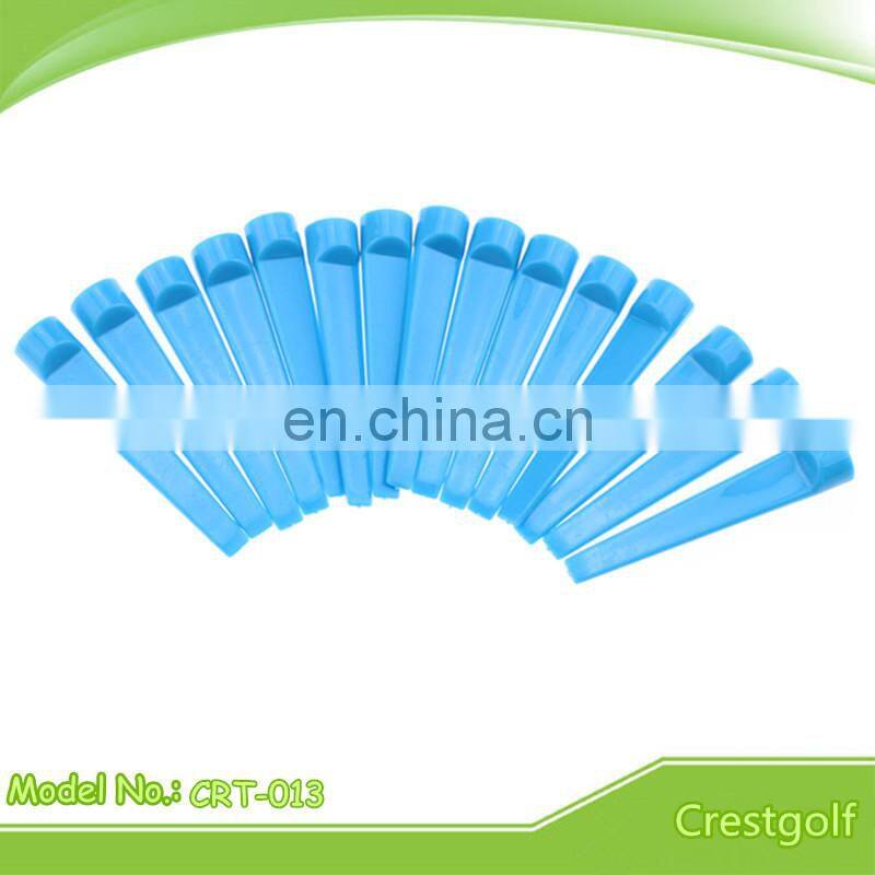 Custom logo Plastic wedge golf tee colorful wedge golf tee wedge golf tee