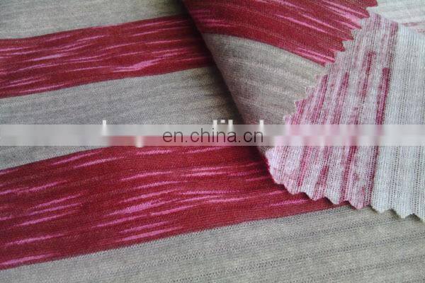 shaoxing winfar polyester cotton drop needle pigment Colorful Printing Knit interlock Textile Industry