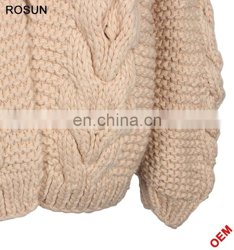 Luxurious 100% Merino Wool Heavy Chunky Cardigan Sweater