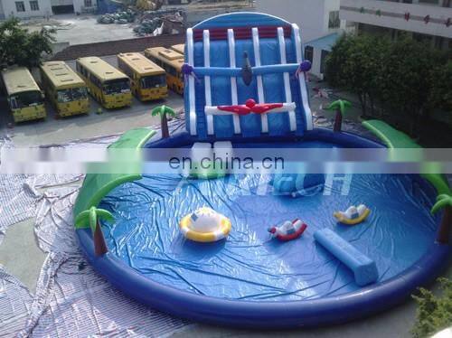 Portable water park inflatable water park slides for sale