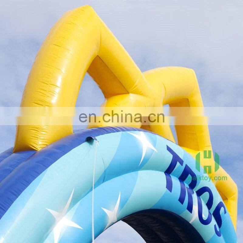 HI-CE new design waterproof Pvc inflatable arch, inflatable round shape archway