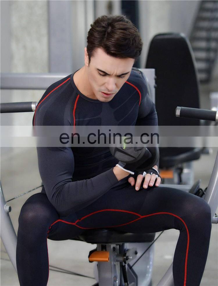 Wholesale Men's Long Sleeve T-Shirt Gym Fitness Wear Cool Dry Compression Top